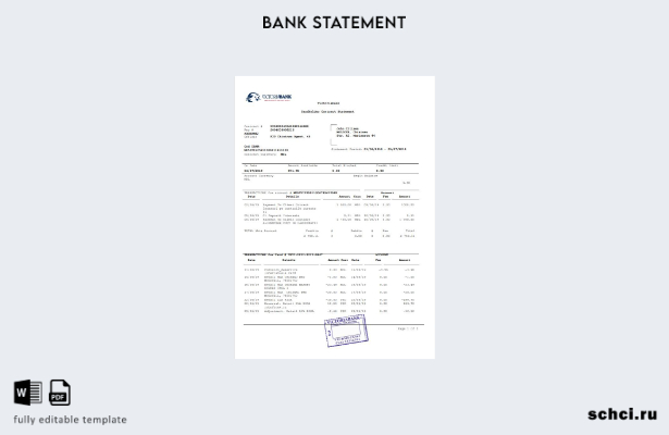 цифровая загрузка шаблона слова выписки из банка Victoriabank в Молдове